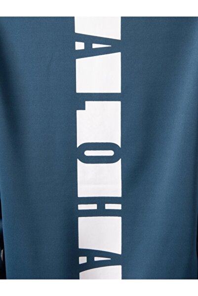 Keywest Σετ φόρμας γυμναστικής με κουκούλα με κουκούλα 3 νημάτων με στάμπα, Unisex