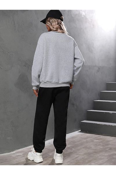 Keywest Γυναικεία φόρμα φόρμας California West Coast με 3 νήματα Crew Neck
