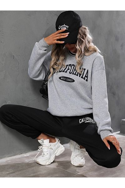Machetta Γυναικεία φόρμα φόρμας California West Coast με 3 νήματα Crew Neck