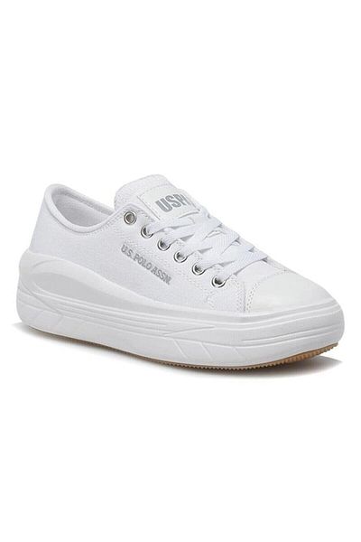 U.S. Polo Assn. BASE. Polo Assn White 3W Cleme Pu Women's Casual Sports Shoes