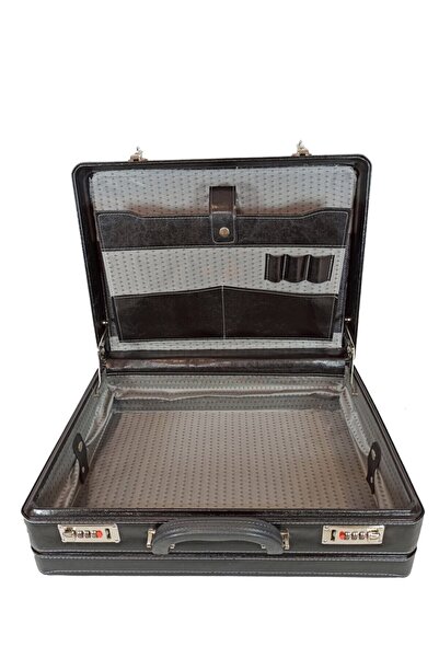 BESE Çantacımm Bond Evrak Çanta Şifreli Ve Körüklü 14 Cm