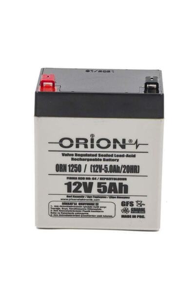 Orion 12v 5ah Bakımsız Kuru Akü 12 Volt 5 Amper Akü
