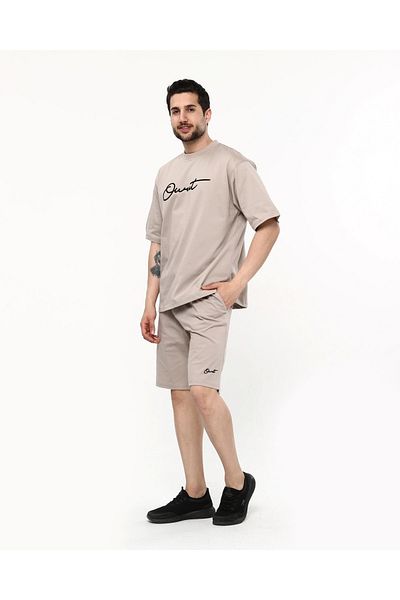 Owut Collection Men's Printed Oversize Shorts Set