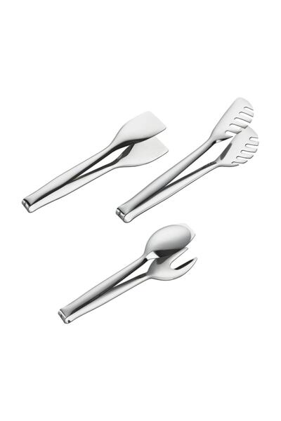 Nehir Paslanmaz Çelik 3lü Servis Takımı Seti