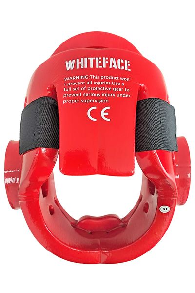 whiteface Taekwondo Glass Mushroom Helmet (Red)