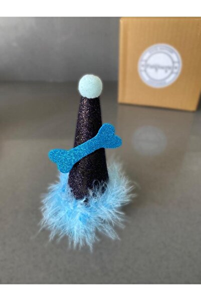 Generic Brand Birthday/Party Hat for Dogs - Black Blue
