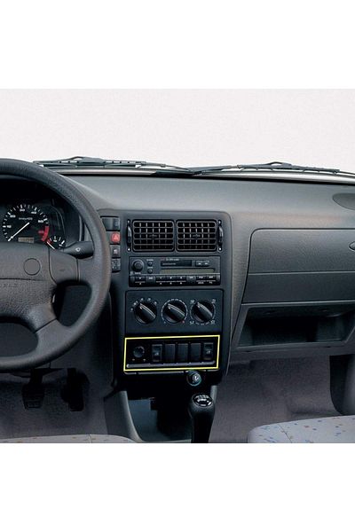 AFT Vw Volkswagen Polo Classic 1996-1999 Compatible Torpedo Front Console Glass Button Housing Frame 6k0857061b