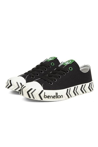 Benetton ®| BN-90635- Black - Kids Sneakers