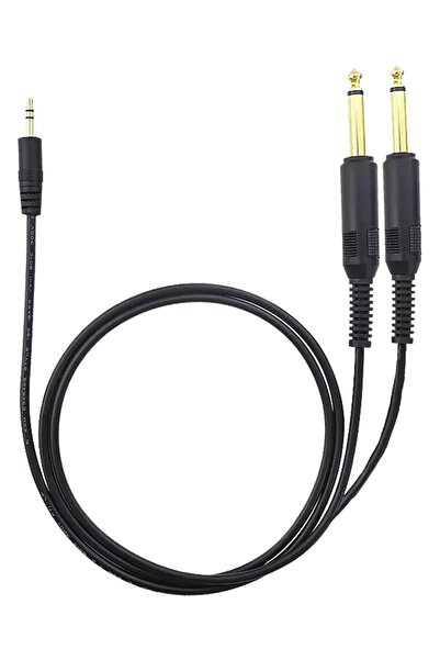 Lastvoice Mc-Aux Ses Ara Kablosu 3.5mm Jack to 2x6.35mm Jack Kablo