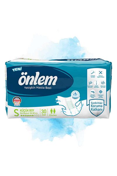 ÖNLEM 30' Small Patient Diapers - Waistband