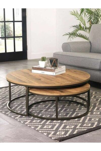 EDMONDA EV AKSESUAR GİZEM İKİLİ ORTA SEHPA