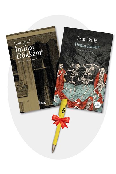 Sel Yayıncılık Suicide Shop + Invitation to Dance (Jean Teule) 2 Books + Alfa Moda Licensed Pen Gift - Sel