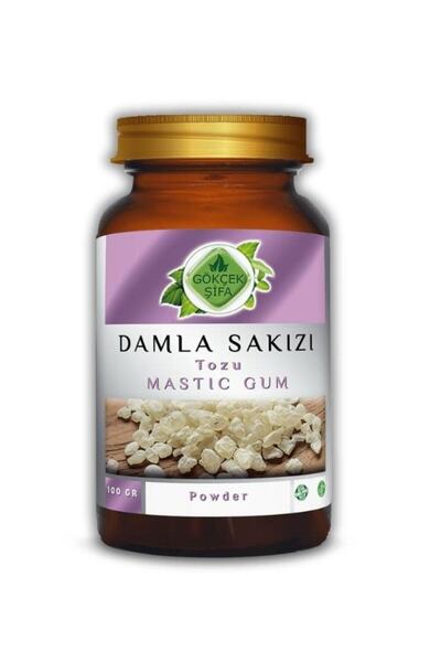 Gökçek Şifa Damla Sakızı Toz Ekstre (MASTİC GUM) 100 gr Cam Kavanoz