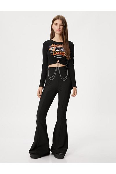 Koton Women's Canvas Trousers - 4WAL40030IK