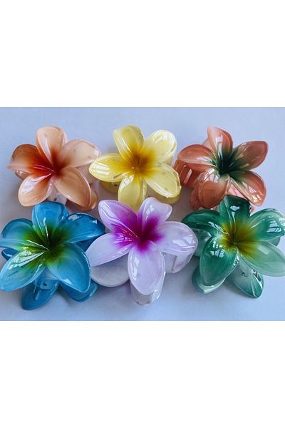büzey accessory Hawaiian Lotus Flower Latch Clasp