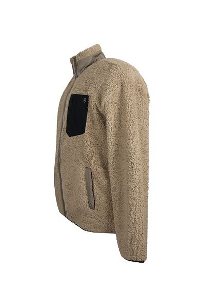 marufshop Ανδρικό βελούδινο γιακά μεγάλου μεγέθους Μπεζ