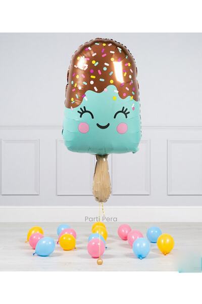 parti pera 90 Cm Dondurma Folyo Balon Ice Cream Foil Balloon