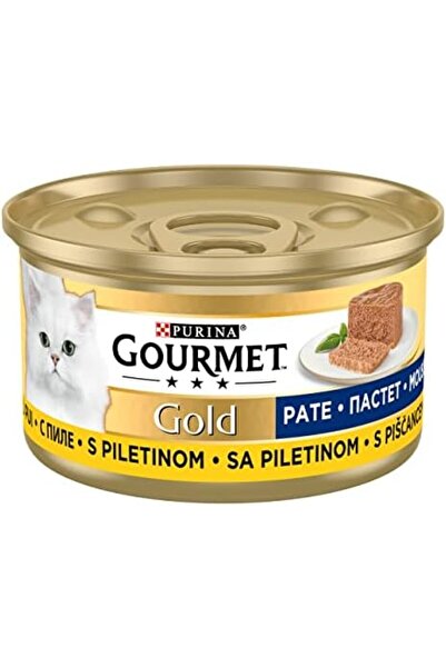 Gourmet Purina Gourmet Gold Yetişkin - Kıyılmış Tavuklu Yaş Kedi Maması - 3 Adet
