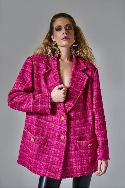 BASAKLA OFFICIAL Tüvit Oversize Regina Blazer Ceket