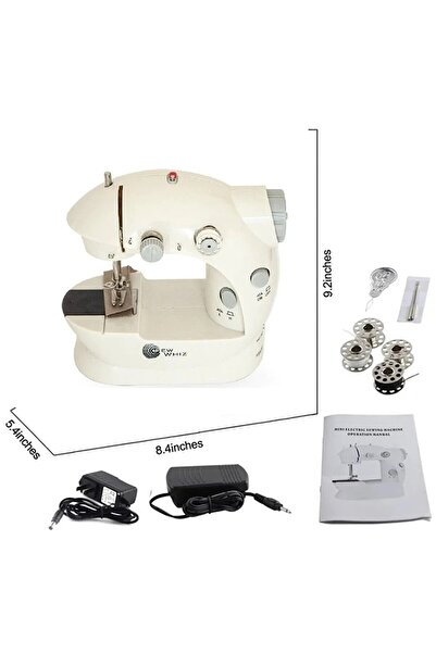 A Plus Life Mini Ev Tipi Taşınabilir Dikiş Makinesi Pedallı Sewing Machine
