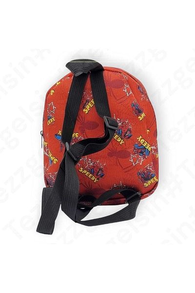 Pek Moda Children's Red Spiderman Eva Fabric Patterned Backpack School Bag