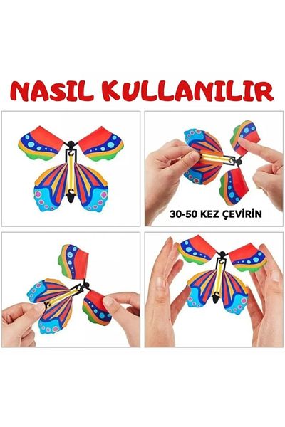 İYİ MODA Αξεσουάρ για πάρτι με δώρο με έκπληξη Magic Flying Butterfly