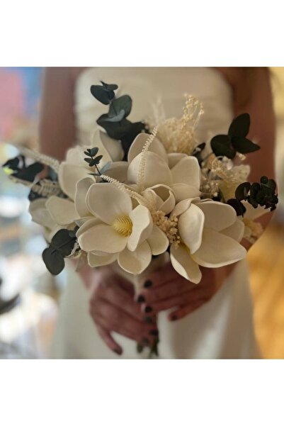 GünAy Bridal Manolya Gelin Buketi, Gelin Çiçeği, El Buketi