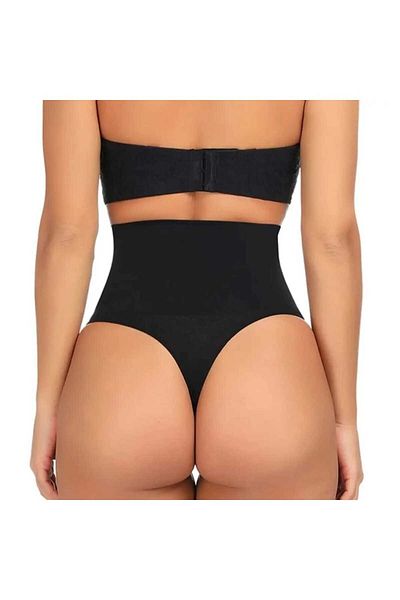 FİT1BEDEN Seamless Enhancing Thinning And Firming Laser Cut High Waist String Corset Thong Corset
