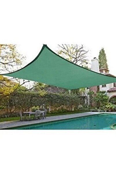 ÇADIRLAND -YEŞİL-1x5mt Gölgelik File %95 Lik Gölgelik Kumaş Kolonlu Kuş Gözlü Çit Brandası