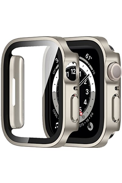 GREGOSS Lüx Apple Watch 2 3 4 5 6 7 8 9 Se Uyumlu 44mm Dokunmatik Etkilemeyen...