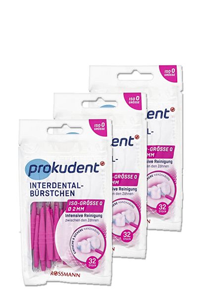 prokudent Dental Interface Brush External Diameter: 2 Mm - Wire Diameter: 0.4 Mm Pink (3 Pieces)