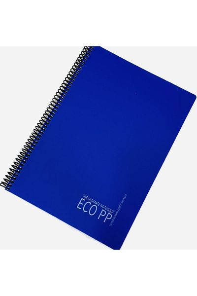 karinabest Gıpta Eco the Ultimate Notebook PP Copertă Spiral 120 coli caiet școlar A4 pătrat 1 bucată