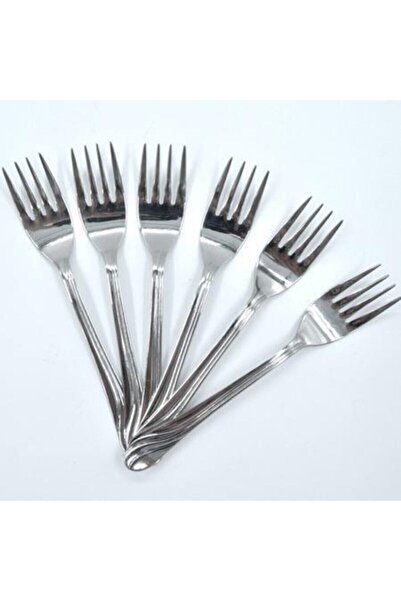 Tercan çelik شوكة الحلوى 6 قطع اللبلاب