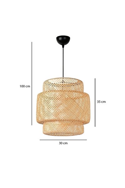 HOMİNG Sinnerlig Bamboo Chandelier - Homing