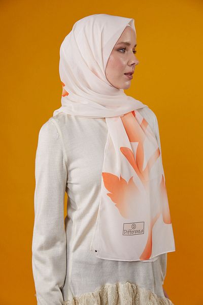 Differenza DREAM PATTERNED SHAL - ORANGE