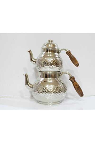 blk bakırcılık Bakır Büyük Boy Çaydanlık Takımı.