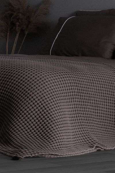 Casadora Home Fashion 100% Cotton Double Thick Waffle Throw Blanket - 200x220 Cm