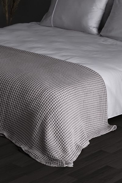 Casadora Home Fashion 100% Cotton Double Thick Waffle Throw Blanket - 200x220 Cm