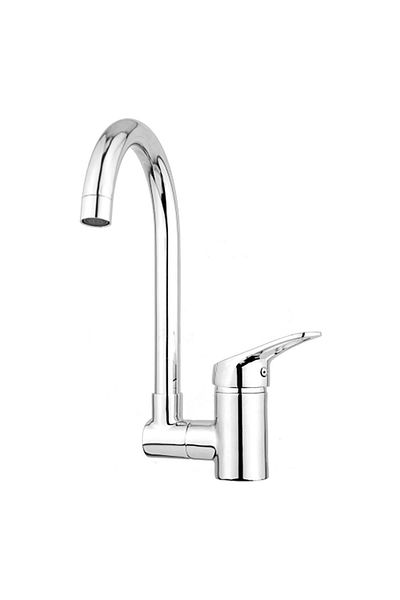 BlauWasse Bow Window Front Kitchen Sink Faucet