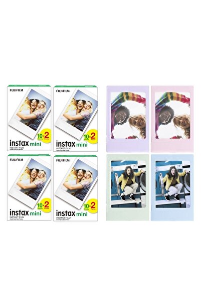 Fujifilm Instax mini 80'li Film ve 4 Fotoğraf Çerçevesi