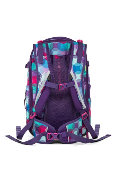 satch Uniszex kék lila hátizsák