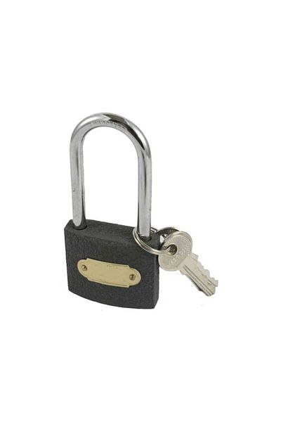 KL HOME 38mm Long Gray Cast Padlock