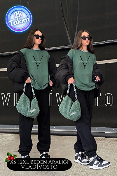 vladivosto 2 Thread Plus Size Jogger رمادي / أسود نسائي عالي الخصر صيفي مقاس ...