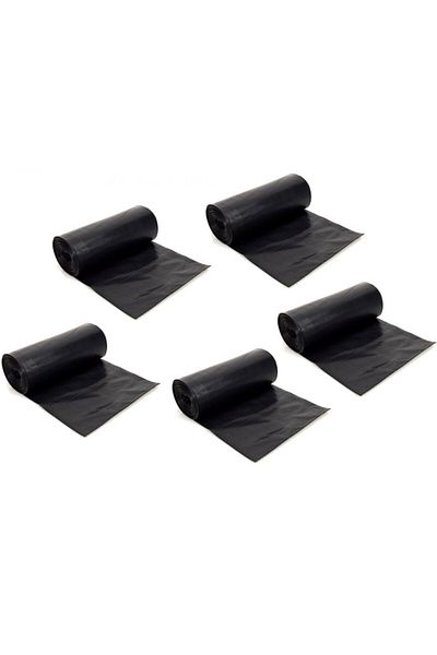 OĞUZ AMBALAJ Ersopack J400 Black Garbage Bag 80x110 Roll Garbage Bag 400 Gr-