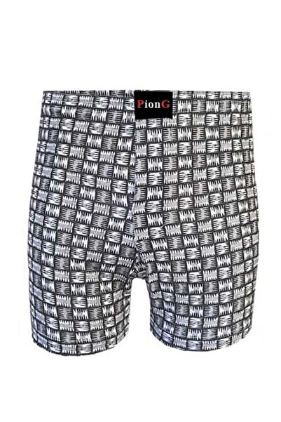 Piong Erkek Empirme Desenli Boxer Rahat kalıp Pamuklu