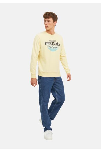 Jack & Jones Sweatshirt Palma Branding Pullover ohne Kapuze