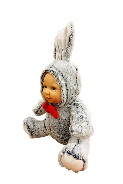 Shem Baby Face Plush Rabbit 45 Cm Gray