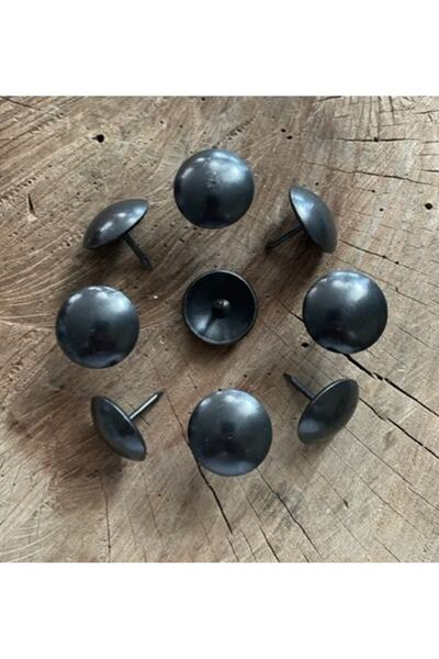 FBK RAPTİYE 19MM OKSİT SİYAH RENK KABARA RAPTİYE KOLTUK ÇİVİSİ 20ADET