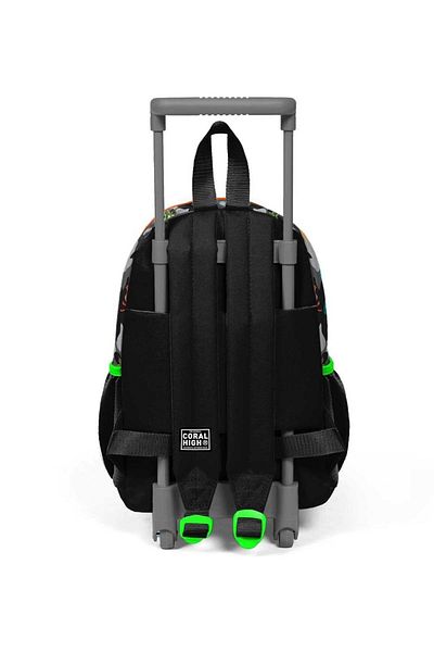 Coral High Rucsac pentru grădiniță Coral High pentru băiat cu două compartimente și racletă 24044