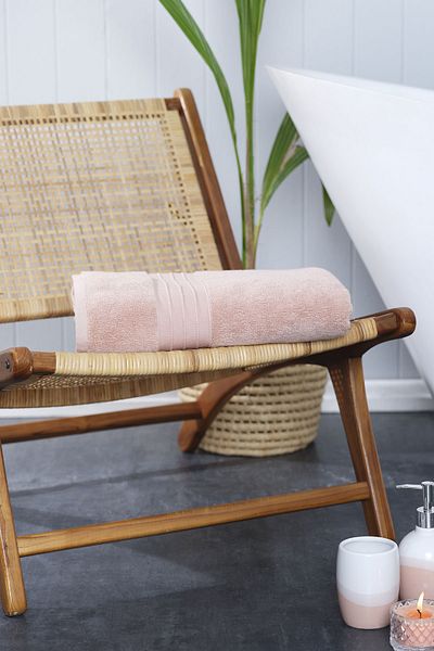 Karaca Home Aquasoft 100% βαμβακερή πετσέτα μπάνιου 85x150 cm σε σκόνη